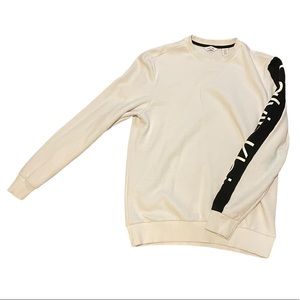 Calvin Klein white simple sweatshirt